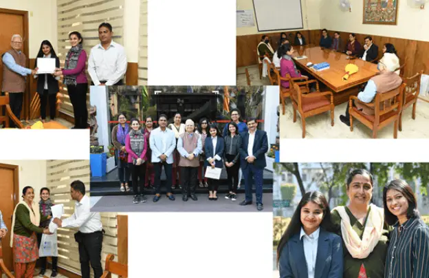 Felicitation: Divyanka Bansal and Sonal Jain from PGDM 2019-21
